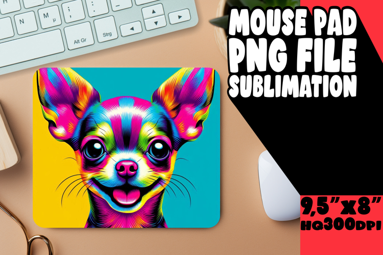 Bright MOUSE MAT Artistic Ideas, Dog