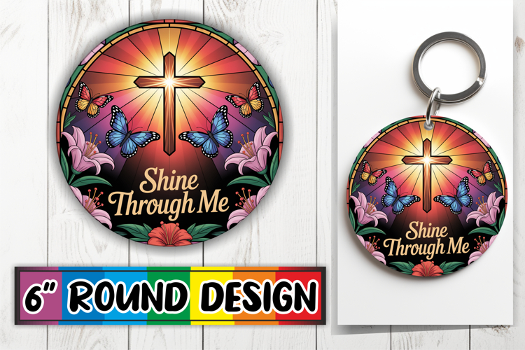 Timeless Round Coasters Design PNG, Religious