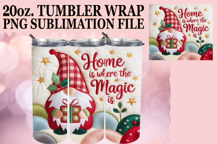 Christmas Tumbler Wrap