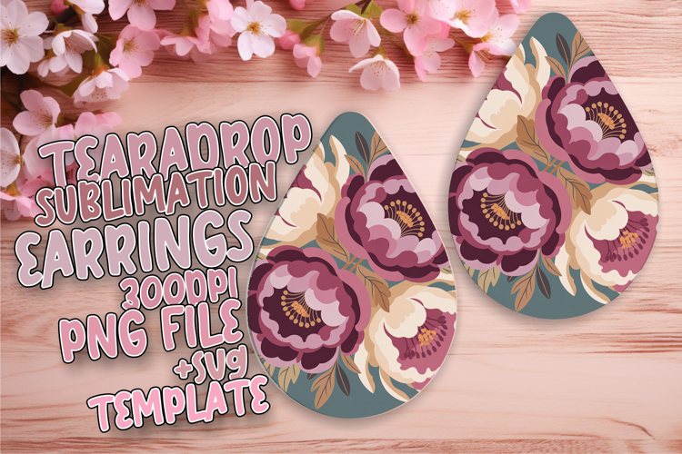 Unique Teardrop Design for DIY Projects , Flowers