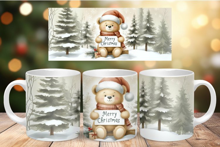 Mug Wrap Sublimation - baby bear