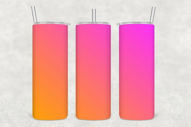 Ombre Gradient Tumbler Wrap Sublimation