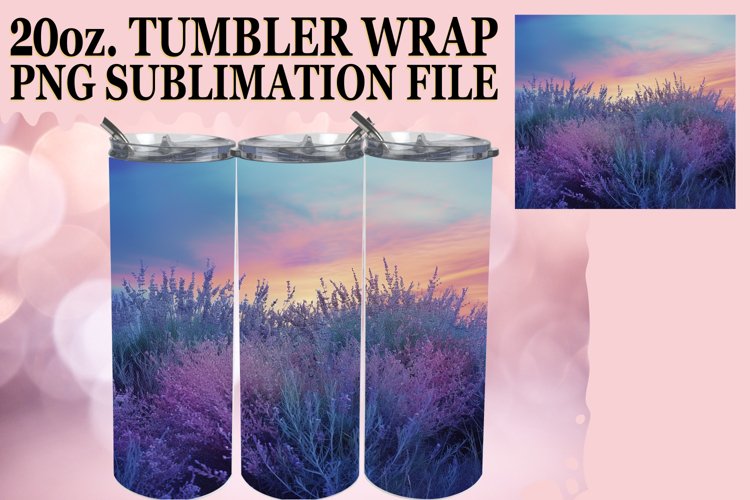 Summer Blossom Tumbler Design - Retro Elegance