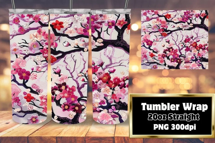 Bold Patterned Tumbler Sleeve