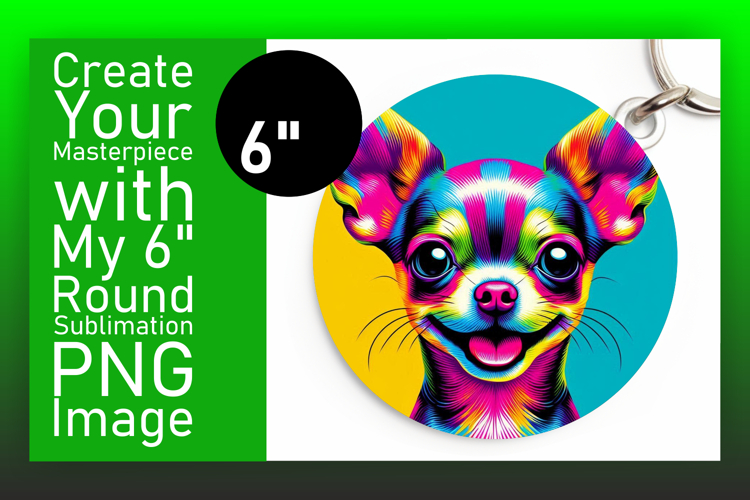 Playful Circle Design Coaster PNG , Dog