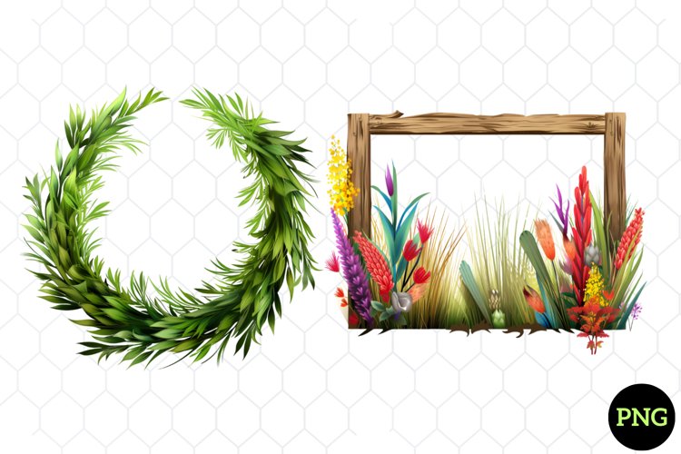 Flowers Border Clipart Image 20