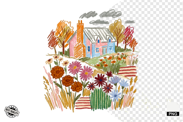Wildflowers Clipart Image 7