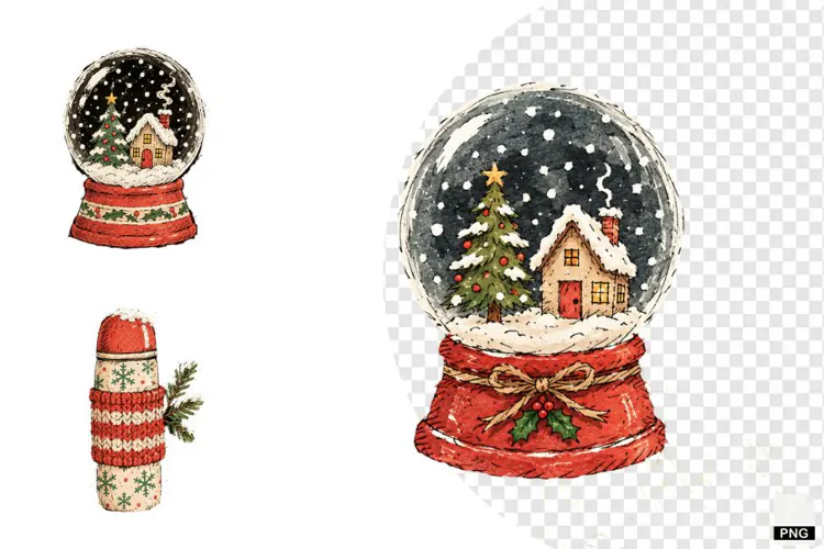 Whimsical Christmas Clipart