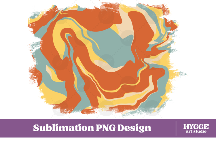 Retro Background Png Fluid Marble Paper Sublimation Splash