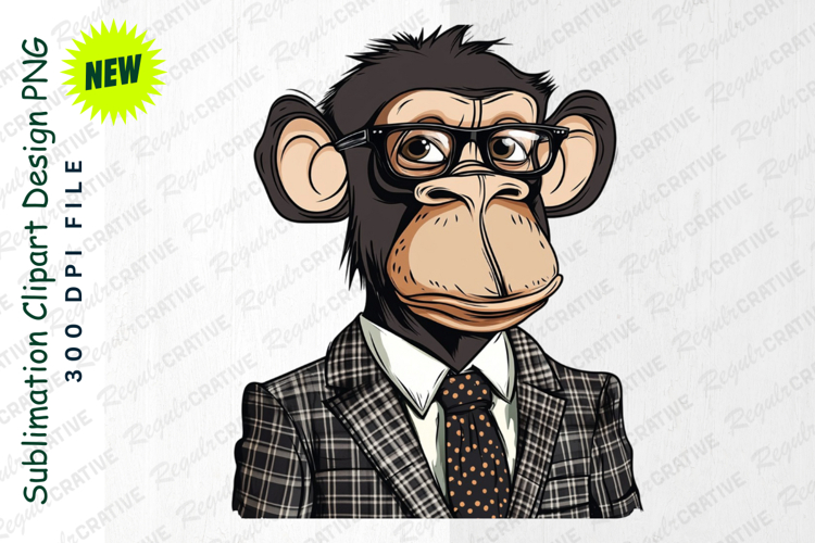 Monkey Illustration Image 21