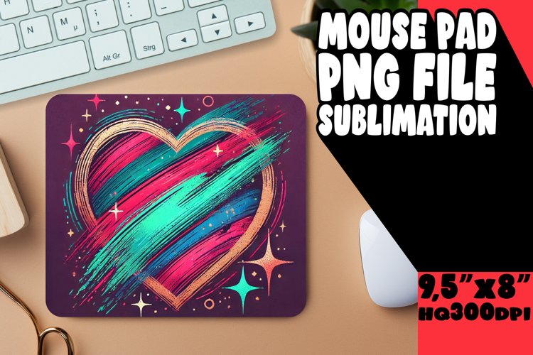 ENCHANTED MOUSE PAD GIFT INSPIRATION, Heart