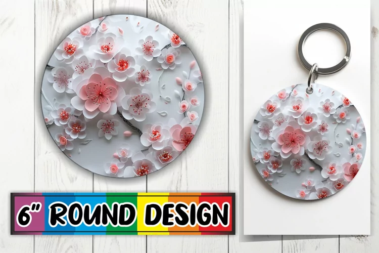 Sophisticated 3D Blossom Sublimation Accessories