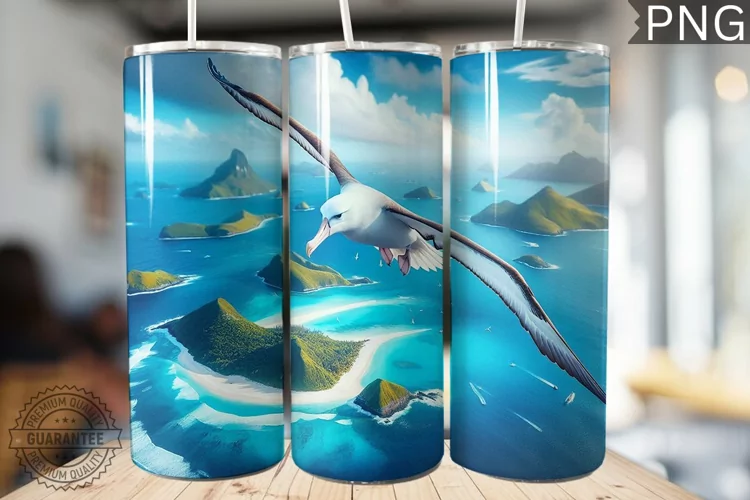 Albatross Tumbler Wrap - Albatross Tumbler Design