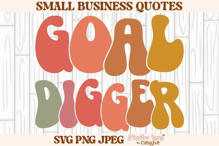 Goal digger SVG, Small Business SVG, Small example image 1