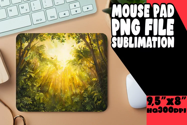 Majestic Landscape Mouse Pad Design