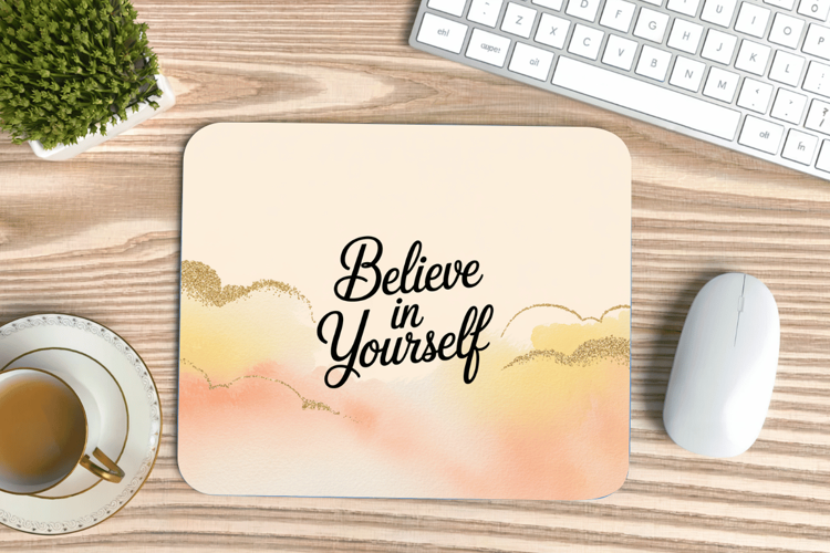 Inspirational Quotes Mouse Pad, Motivational PNG Sublimation