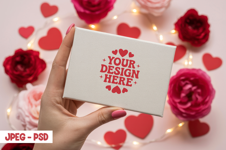 Valentine Couple T Shirt PSD JPEG Mockup