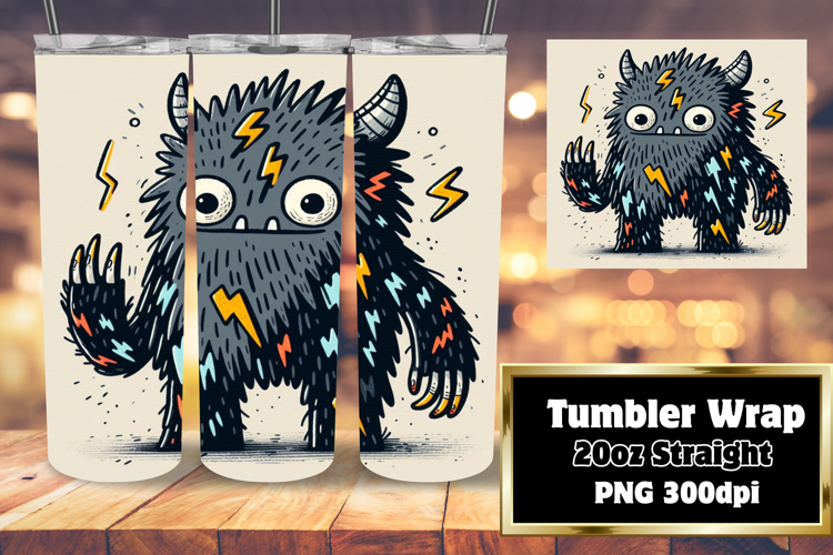 EXTRAORDINARY 20oz Tumbler Graphic , Monster