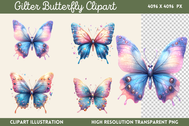 Butterfly Sublimation Designs Image 14