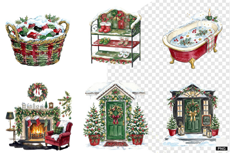 Santa In School Sublimation PNG example image 1
