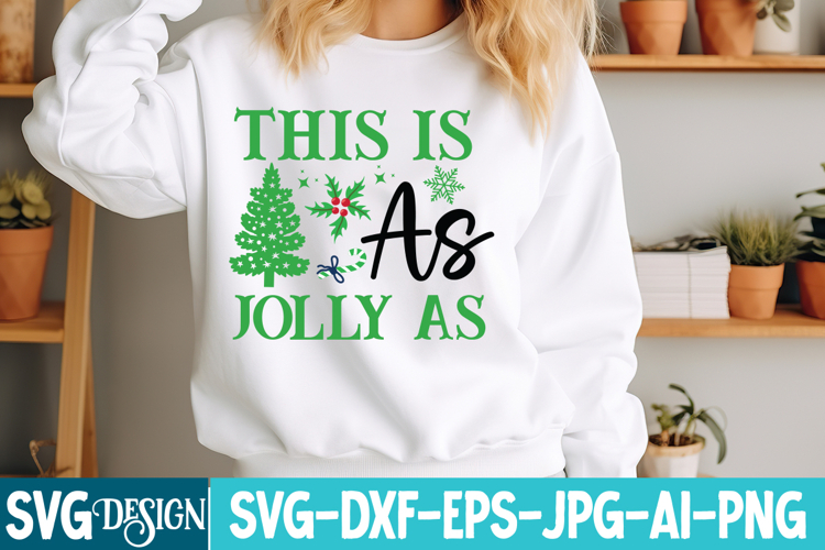 This is As Jolly As SVG Design | Christmas SVG Design
