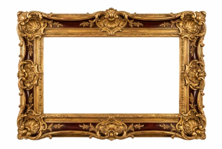 Gothic picture frame PNG