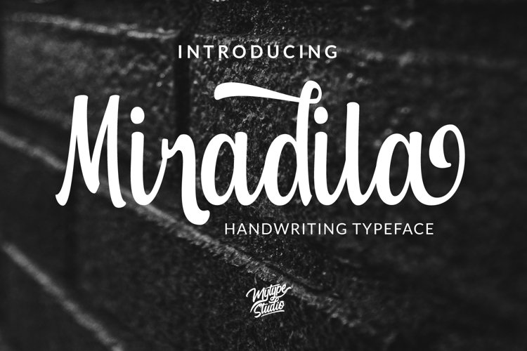 Miradila Handwriting Typeface example image 1