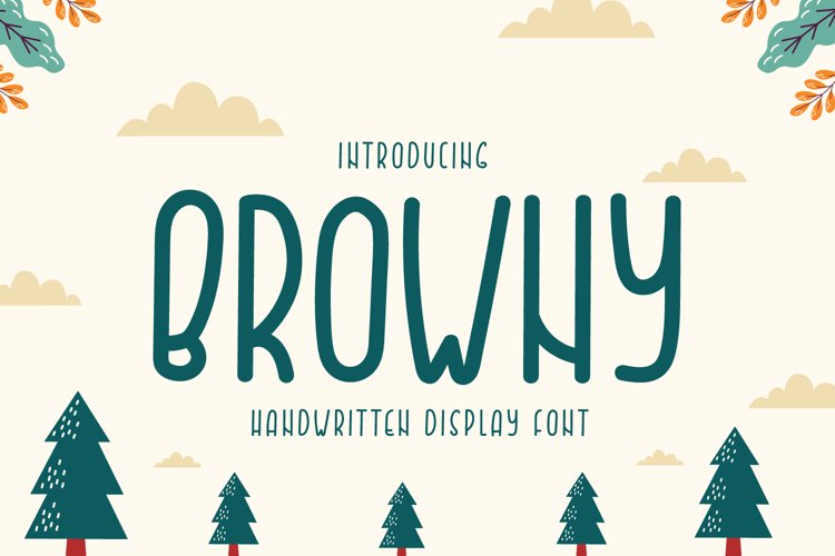 Browny - Display font example image 1