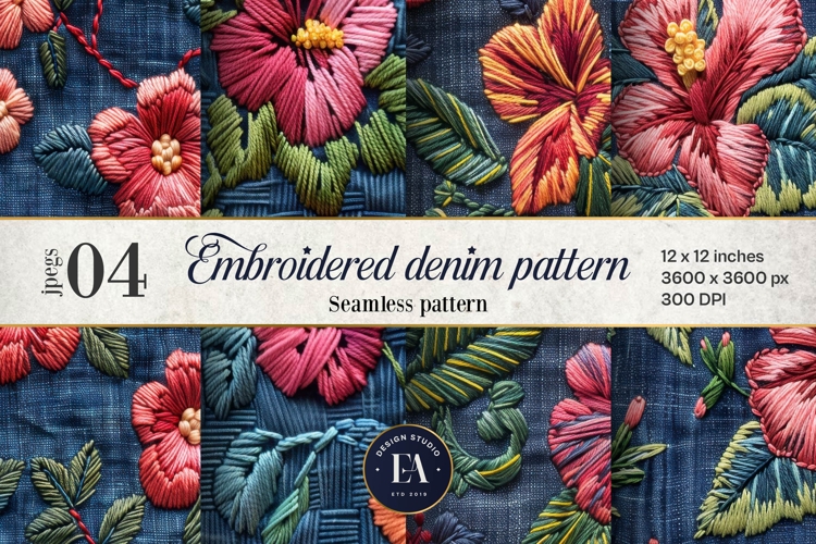 Floral Seamless Pattern Image 15