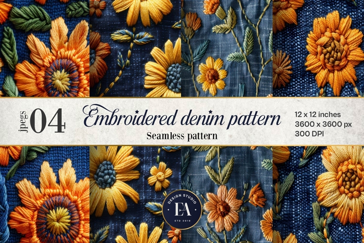 Floral Seamless Pattern Image 13