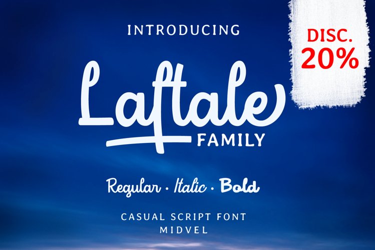 Laftale Family bundles - 3 styles font example image 1