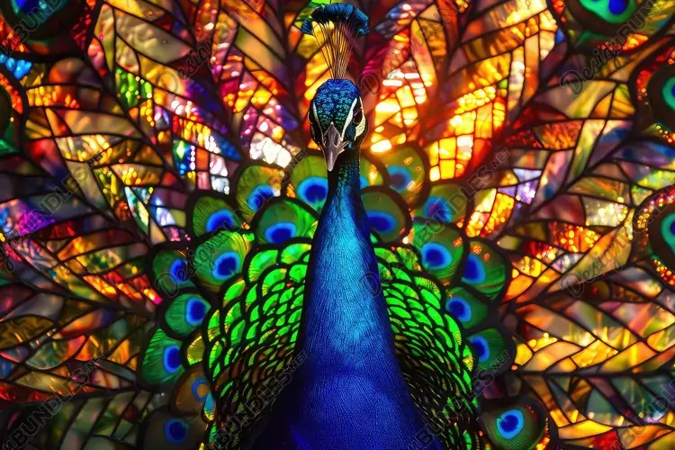 Impressive Peacock Background Wallpaper