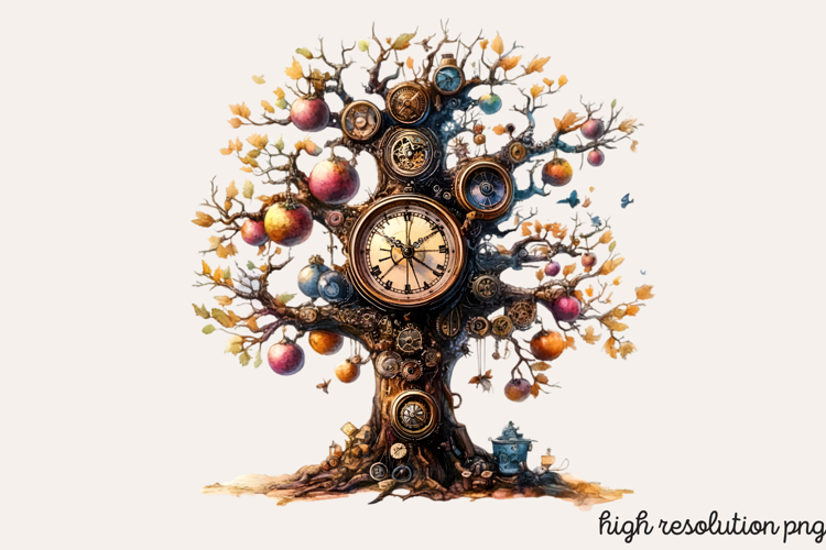 Steampunk Easter Sublimation Clipart PNG