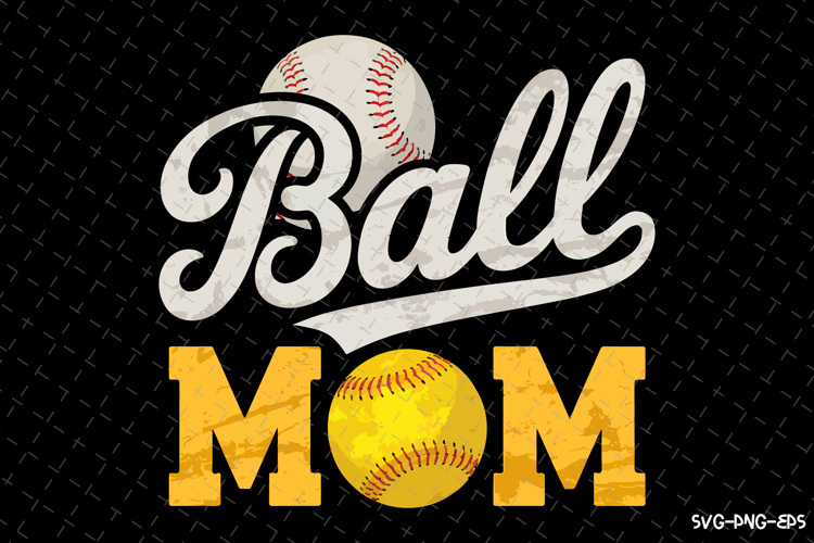 Ball Mom Svg Image 5