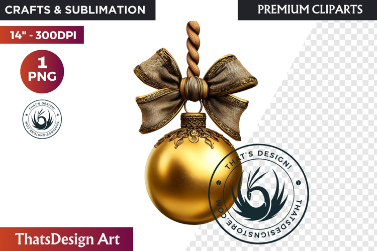 Christmas Baubles Clipart, Festive Holiday Ornaments PNG