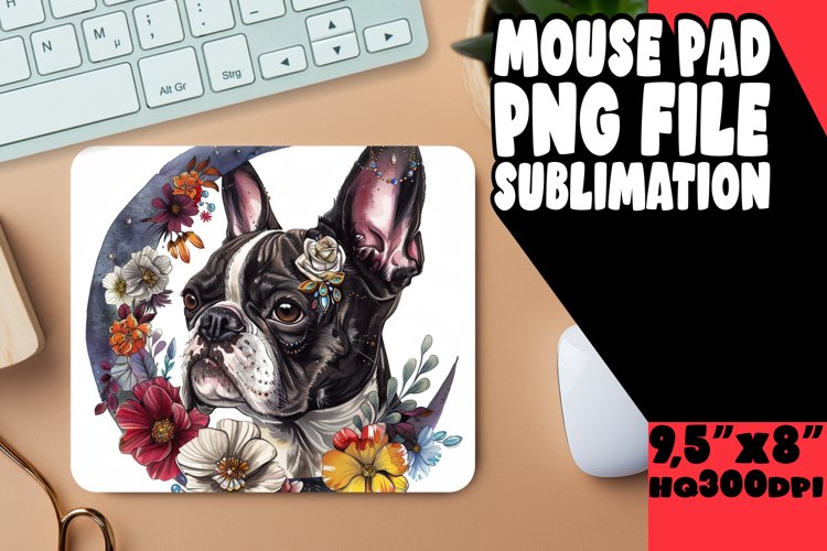 Colorful Canine Creations: Sublimation Mouse Pads example image 1