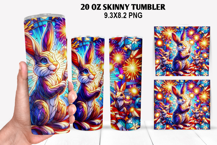 Skinny Tumbler 20oz Wrap Design,4th of july Tumbler PNG