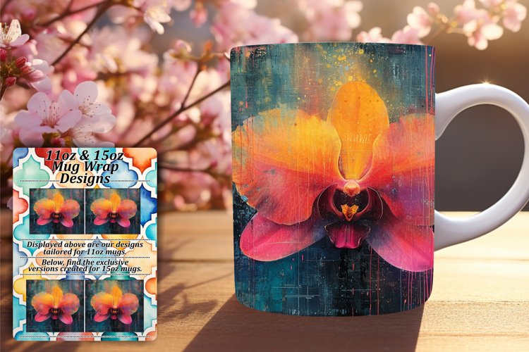 Elegant Mug with Spring Florals