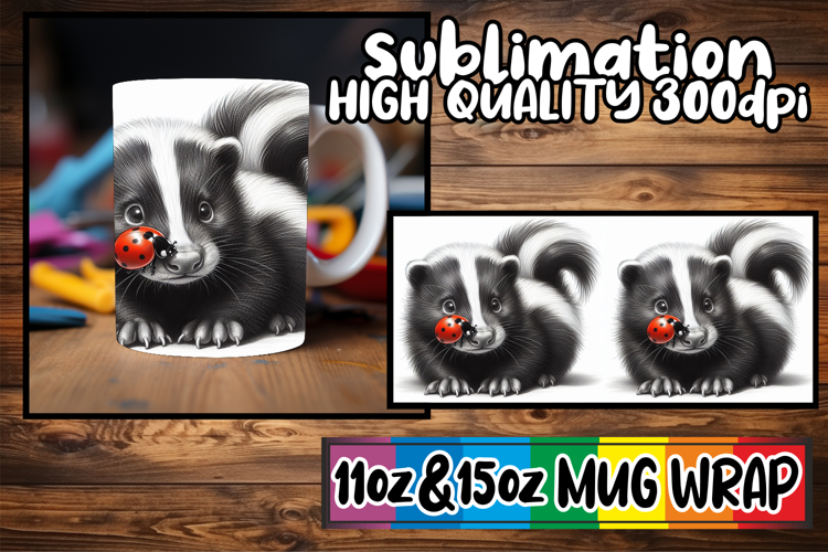 Wholesome days 11oz 15oz sublimation wrap, Cute Animals