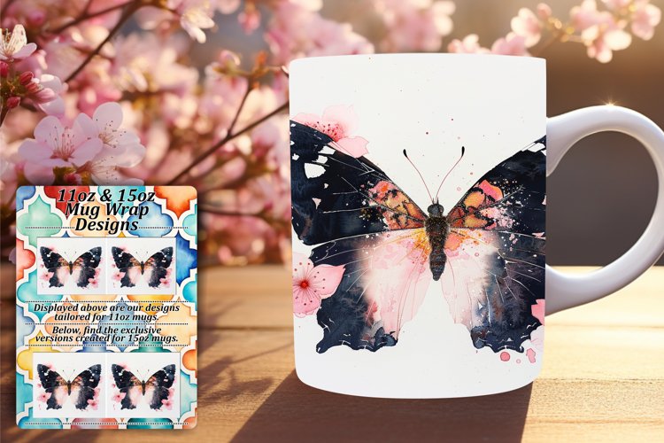 Butterfly Bouquet: Spring Mug Extravaganza - 11oz & 15oz