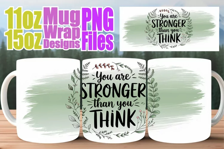 Radiant moments sublimation 11oz 15oz mug wrap, Quote