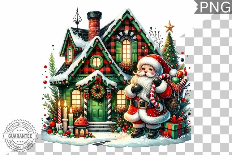 Santa Christmas Clipart Image 10