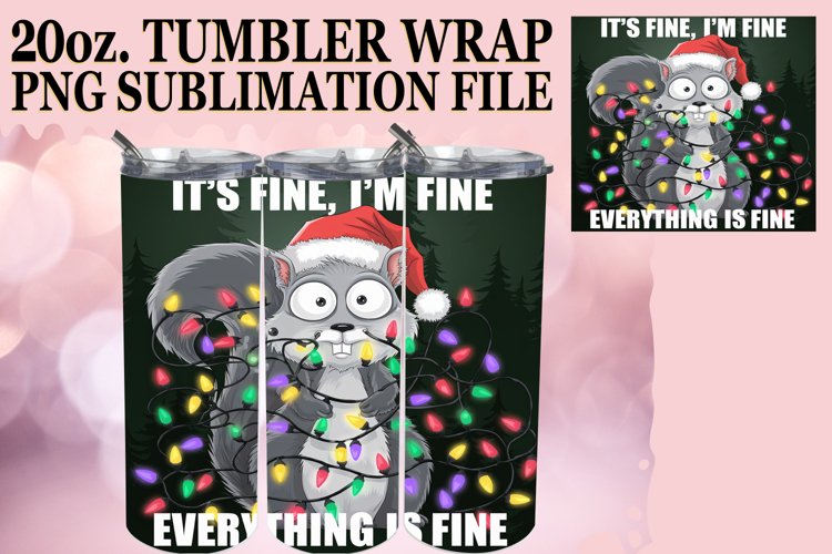 Christmas Tumbler Wrap Image 6