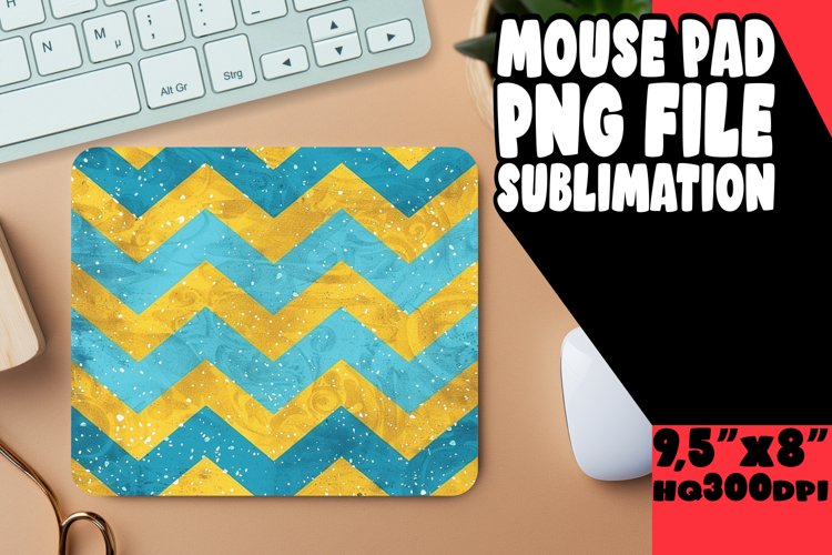 Shimmering Stripe Pattern Mouse Pad example image 1