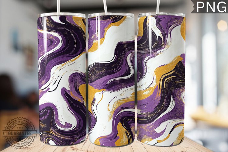 Abstract Pattern Tumbler Warp - High Quality 300 Dpi example image 1