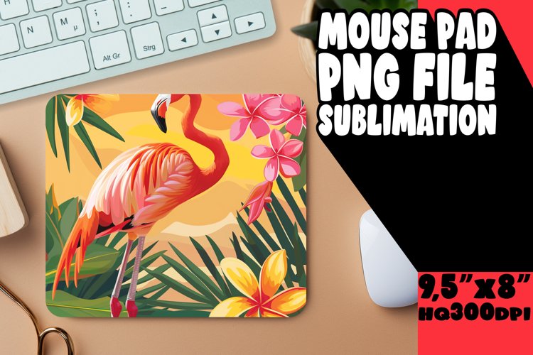 Flamingo Fantasy Mouse Pad Gallery example image 1