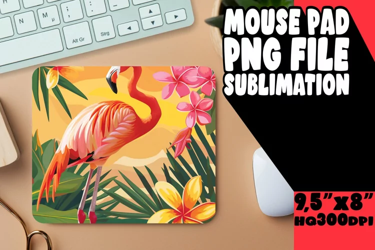 Flamingo Fantasy Mouse Pad Gallery
