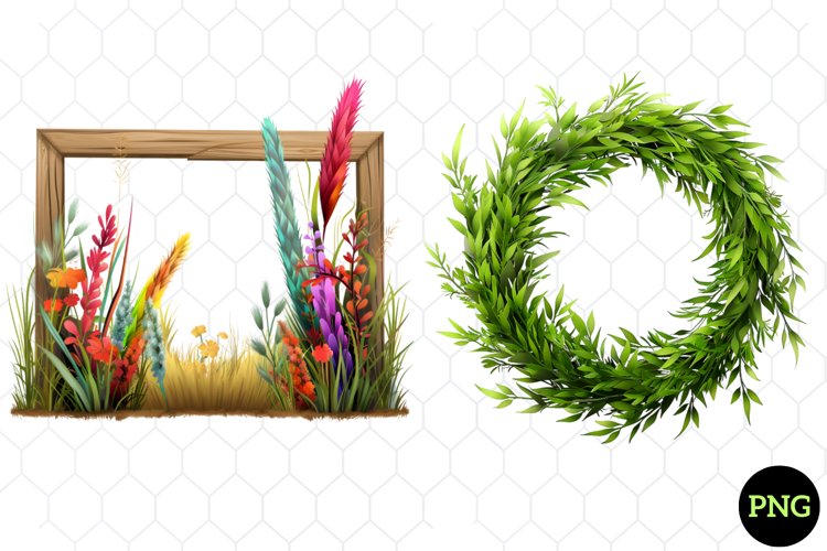 Flowers Border Clipart Image 19