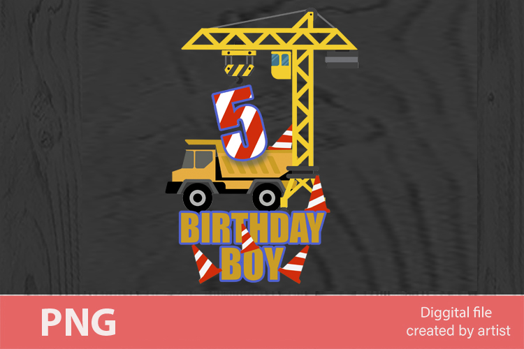 Construction png, construction birthday, birthday, numbe 4