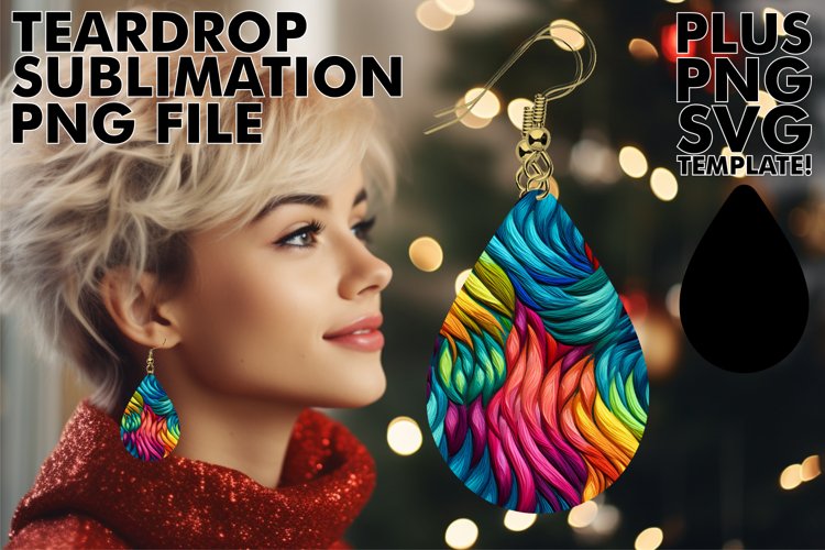 Unique Earring Pattern PNG